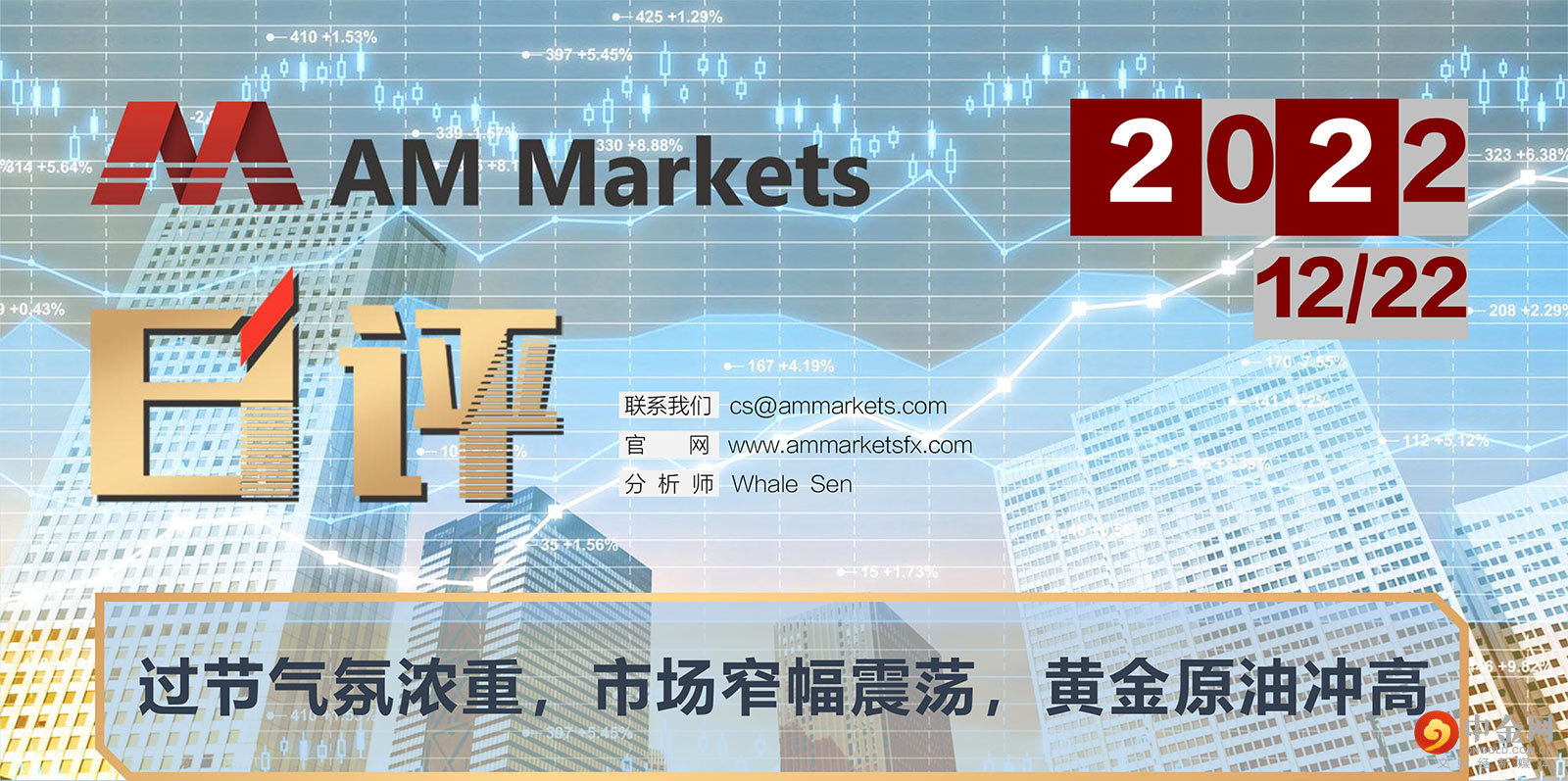 12.22AMMARKETS分析报告（过节气氛浓重，市场窄幅震荡，黄金原油冲高）_01.jpg